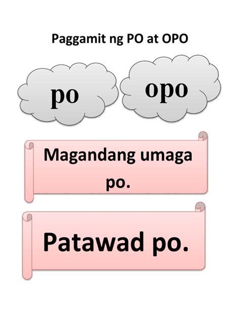 meron na po in english|How and When to Use Po and Opo .